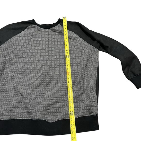 GUESS Men’s Grey & Black Pullover Crewneck Size XL - Picture 6 of 8